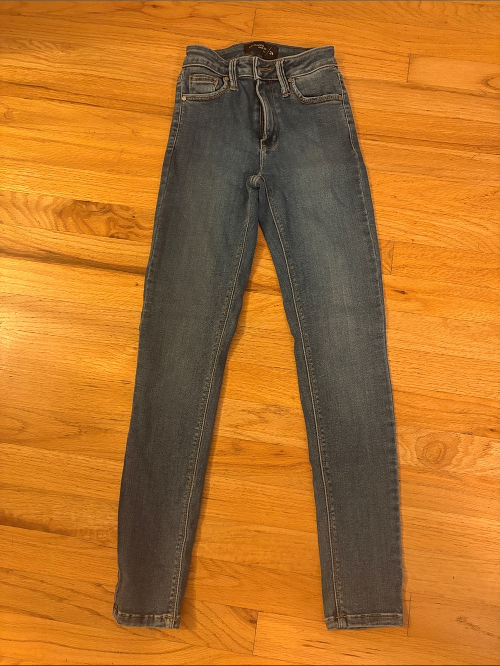 Just Black Women's Medium Blue High-Rise Skinny Jeans